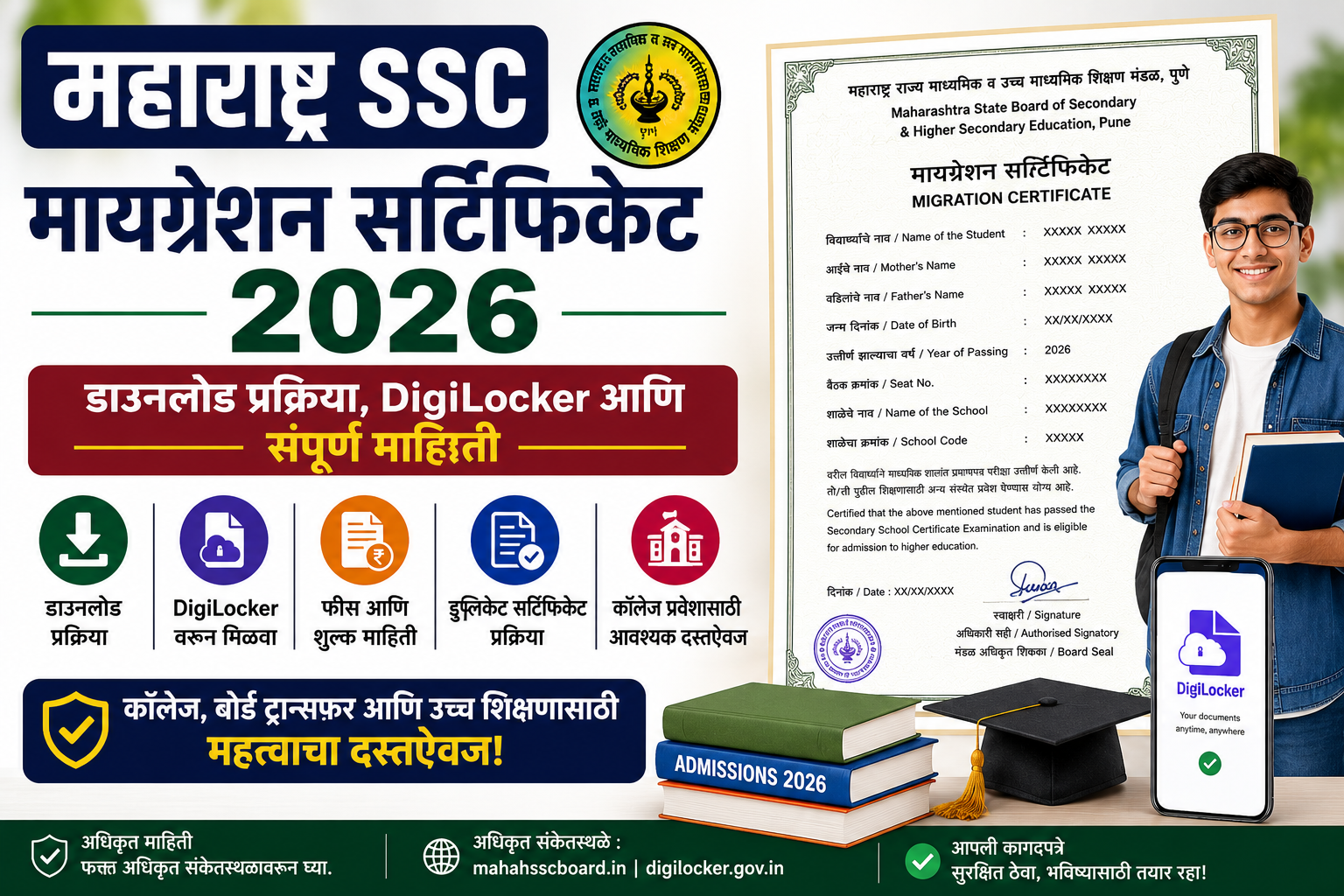 Maharashtra SSC Migration Certificate 2026