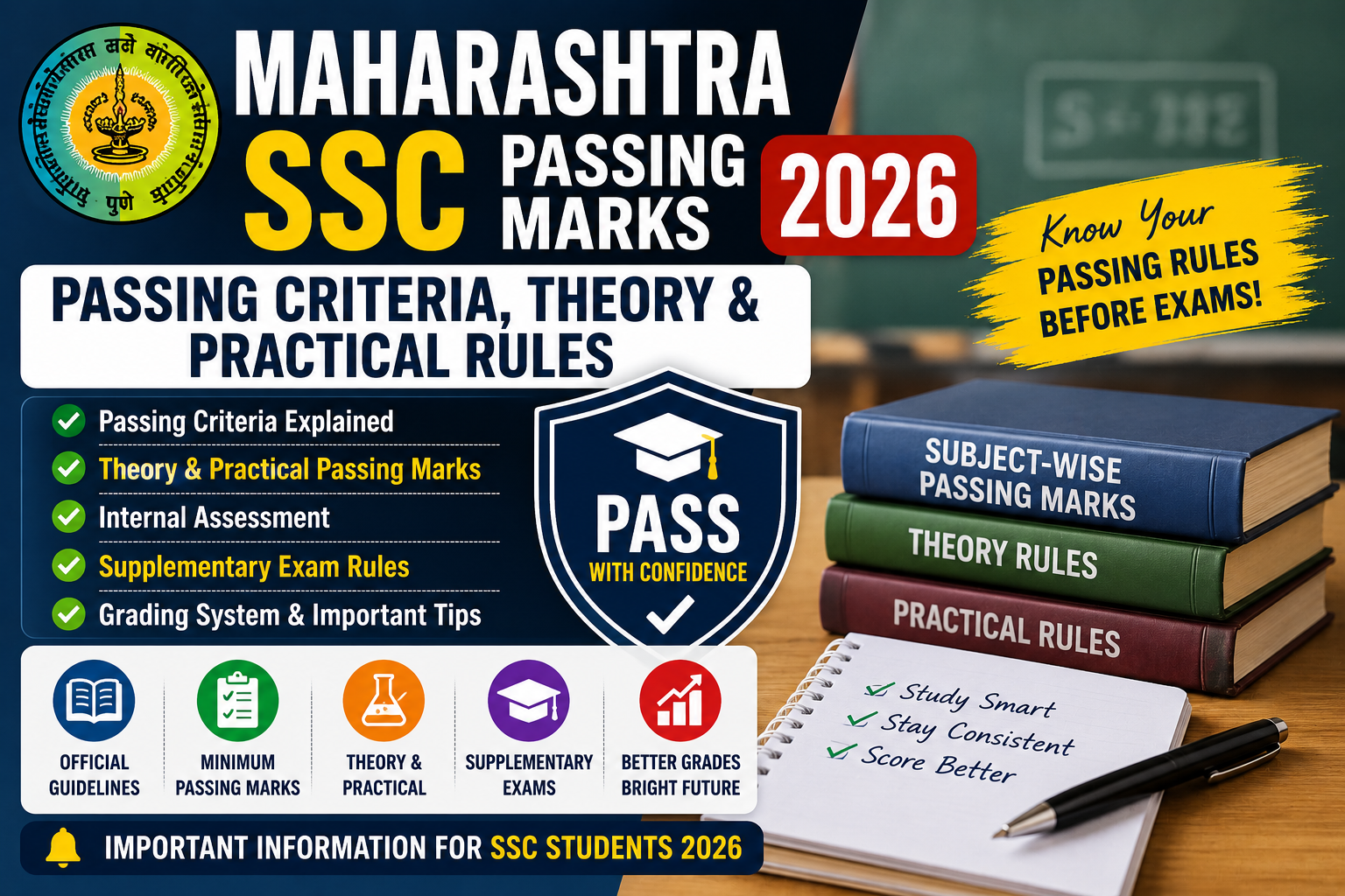 Maharashtra SSC Passing Marks 2026