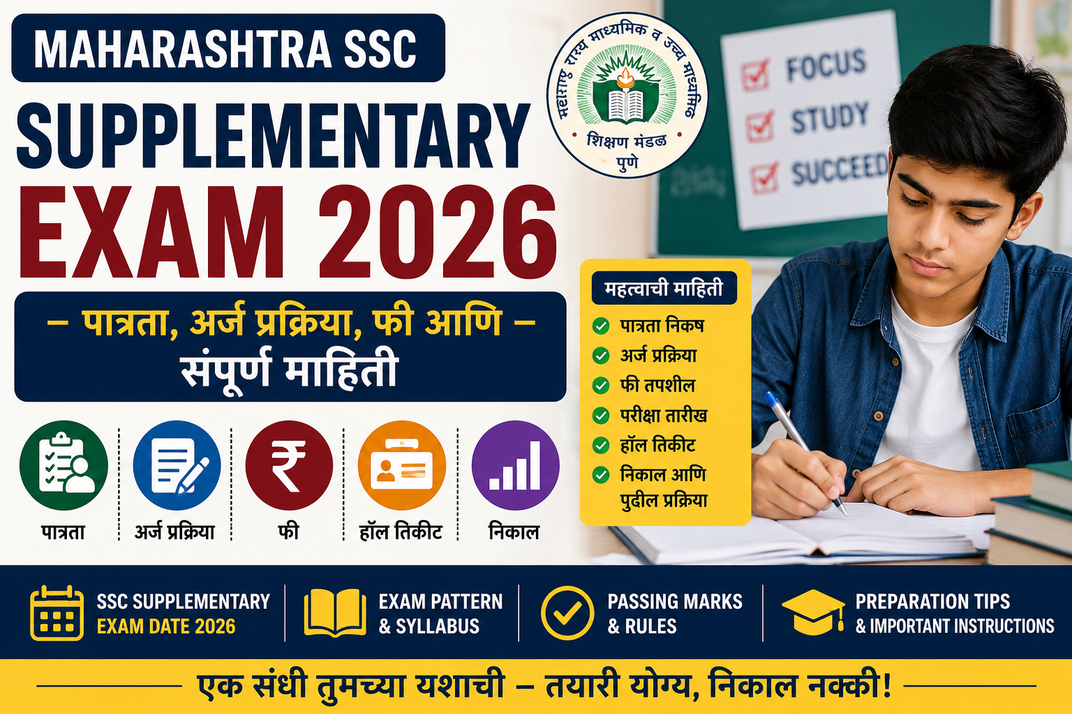 Maharashtra SSC Supplementary Exam 2026